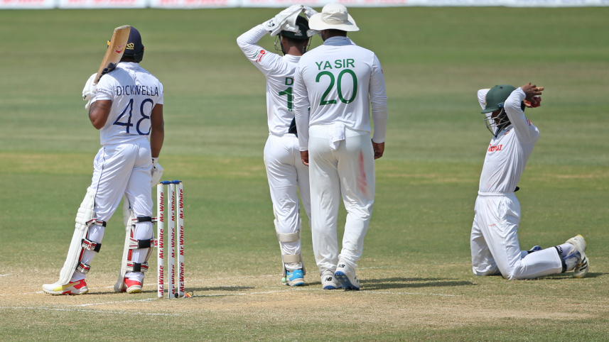 dickwella and bangladesh test