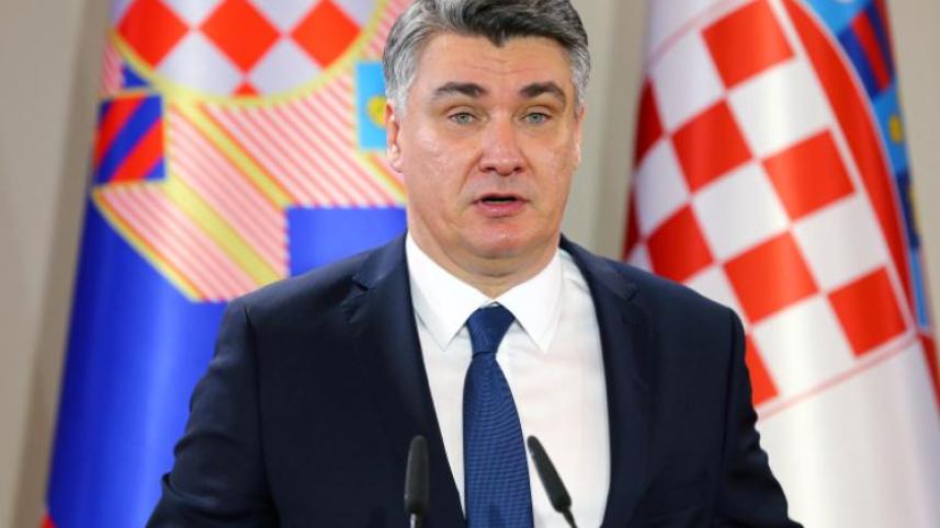 ক্রোয়েশিয়ার প্রেসিডেন্ট জোরান মিলানোভিচ 