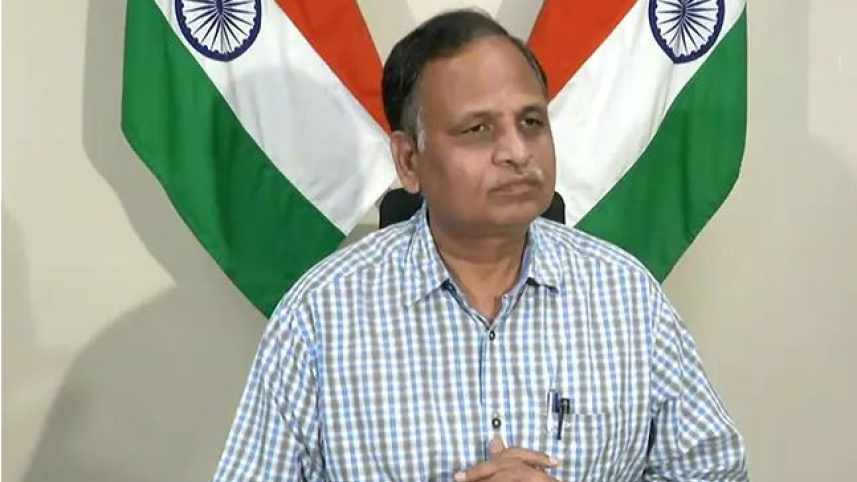দিল্লির স্বাস্থমন্ত্রী সত্যেন্দর জৈন