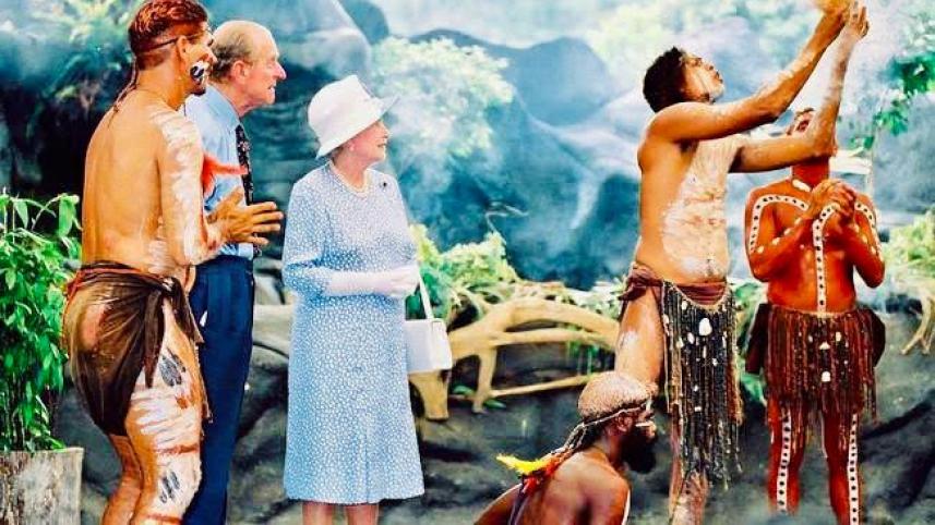 কেয়ার্নসের তাজাপুকাই আদিবাসী সাংস্কৃতিক পার্কে রানি