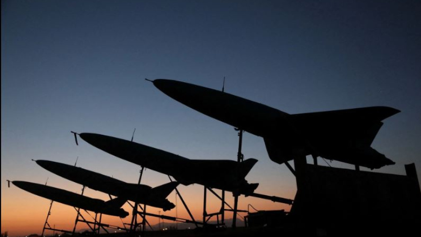 সম্প্রতি ড্রোন  উৎপাদনে ইরান বিশেষ খ্যাতি অর্জন করেছে। ফাইল ছবি: রয়টার্স