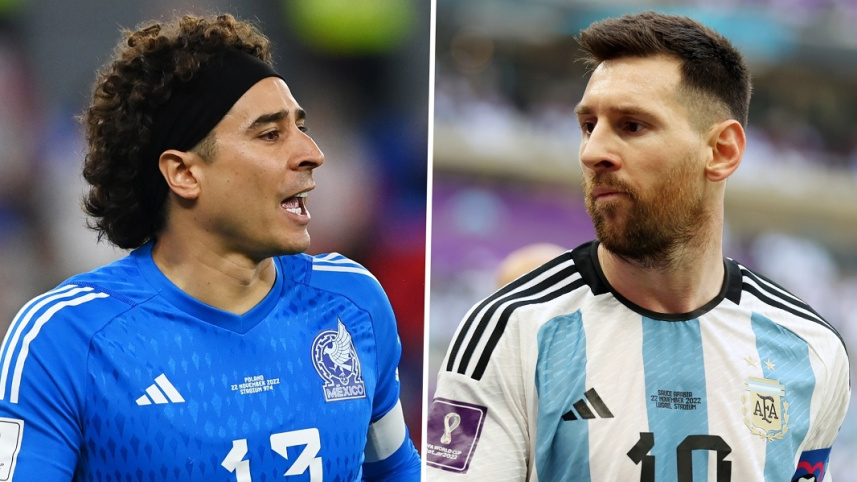 Guillermo Ochoa & Lionel Messi 