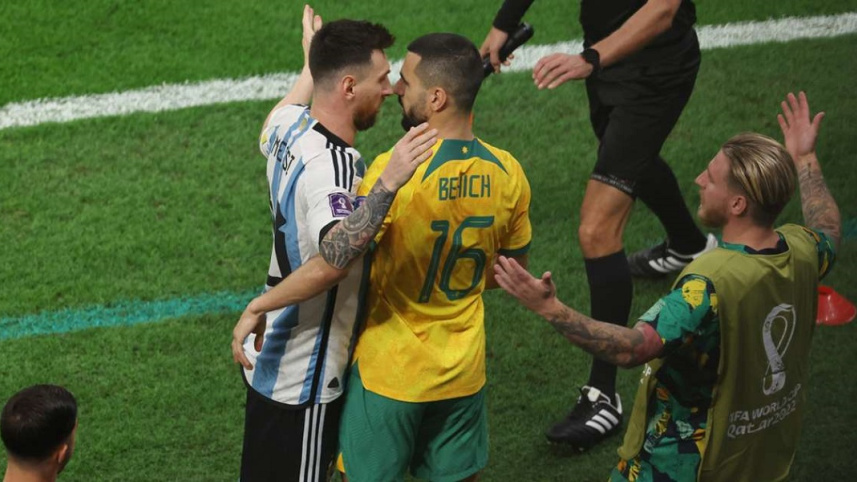 Messi pressed Behich