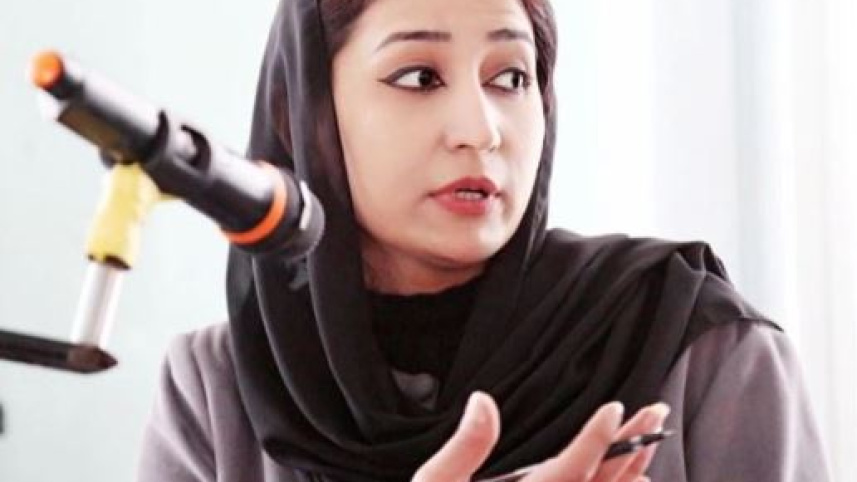 আফগানিস্তানের সাবেক নারী সংসদ সদস্য মুরসাল নাবিজাদা। ছবি: টুইটার থেকে সংগৃহীত