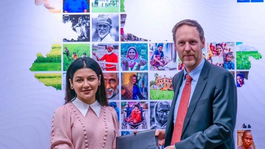 আবারও ইউএনডিপির শুভেচ্ছা দূত হলেন জয়া আহসান। ছবি: জয়া আহসানের ভেরিফায়েড ফেসবুক পেজ