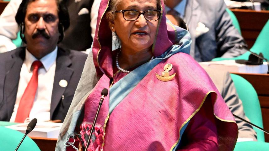 সংসদে প্রধানমন্ত্রী