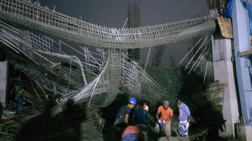 শ্রীপুরে নির্মাণাধীন গার্মেন্টস ভবনের ছাদ ধসে নিহত ২