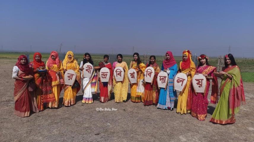 প্রথমবারের মতো মূল ক্যাম্পাসে বসন্ত উৎসব পালন করল রবীন্দ্র বিশ্ববিদ্যালয় 