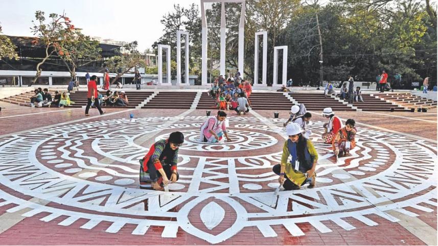 উৎসব-পার্বণে আলপনা