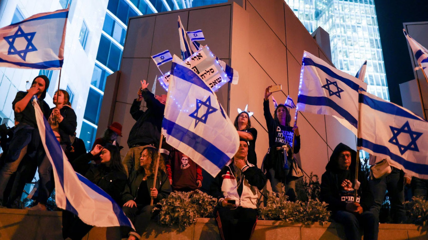 ইসরায়েলের ‘ইতিহাসে সবচেয়ে বড় বিক্ষোভ’