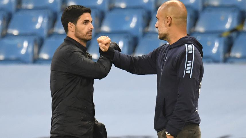 arteta and guardiola