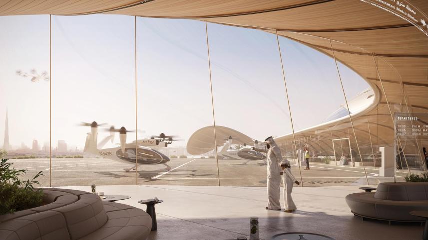 ফ্লাইং ট্যাক্সির টার্মিনাল হচ্ছে দুবাইয়ে