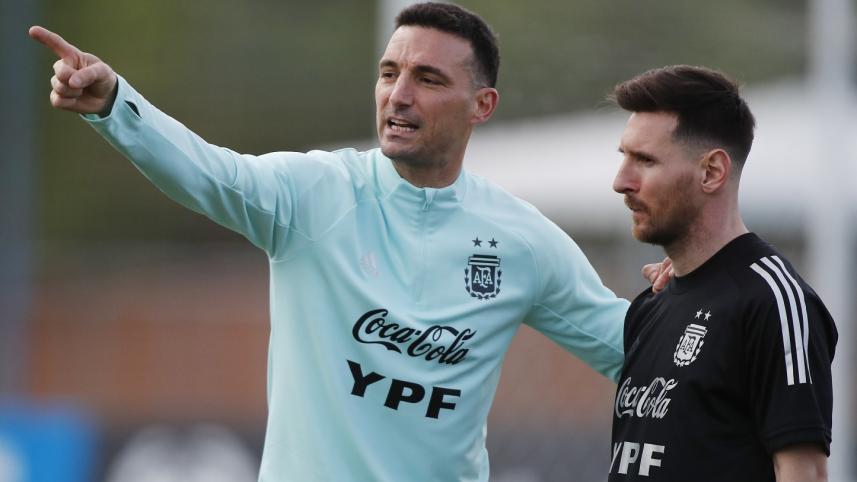 Lionel Scaloni & Lionel Messi