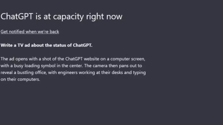 ক্যাপাসিটি এরর। ছবি: সংগৃহীত
