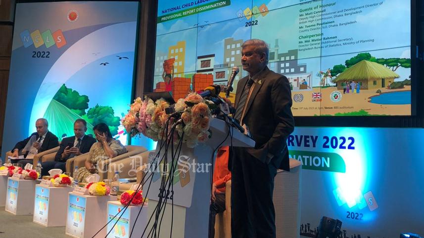 বাংলাদেশ পরিসংখ্যান ব্যুরো, জাতীয় শিশুশ্রম জরিপ, শিশুশ্রম, শিশু শ্রমিক,