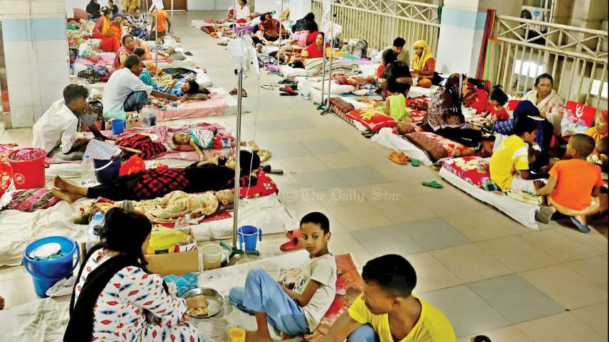 ডেঙ্গু প্রাদুর্ভাবের সময় স্যালাইন রেশনিং