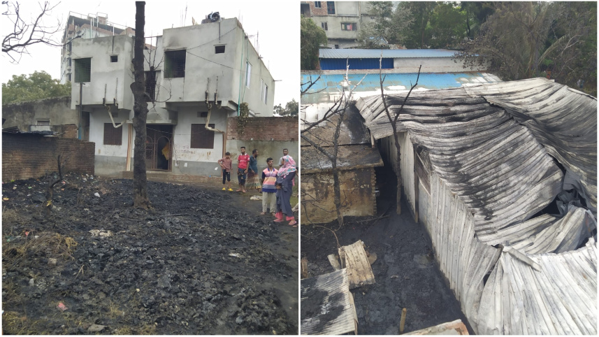 কেরাণীগঞ্জে আগুন