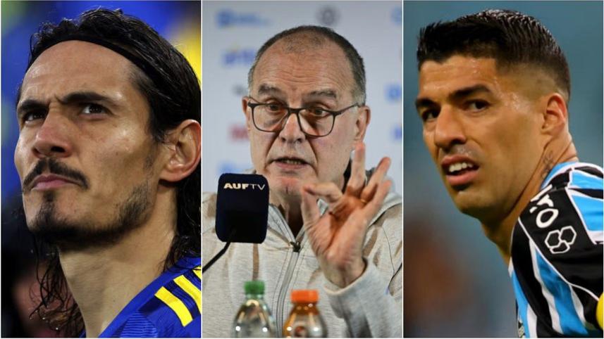 Edinson Cavani, Marcelo Bielsa, Luis Suarez