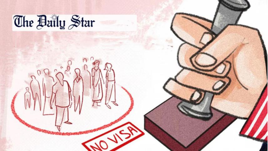 যে বার্তা দিচ্ছে যুক্তরাষ্ট্রের ভিসা নিষেধাজ্ঞা
