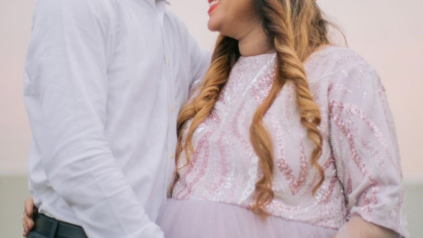 Najmul Hossain Shanto and His Wife 