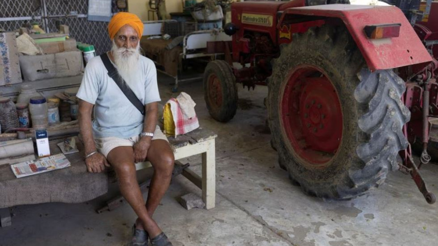 হরদীপের চাচা হিম্মত সিং নিজ্জর। ছবি: রয়টার্স