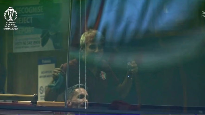 লাবুশেন আউট হতেই উৎসব শুরু করে দিয়েছিল আফগানরা