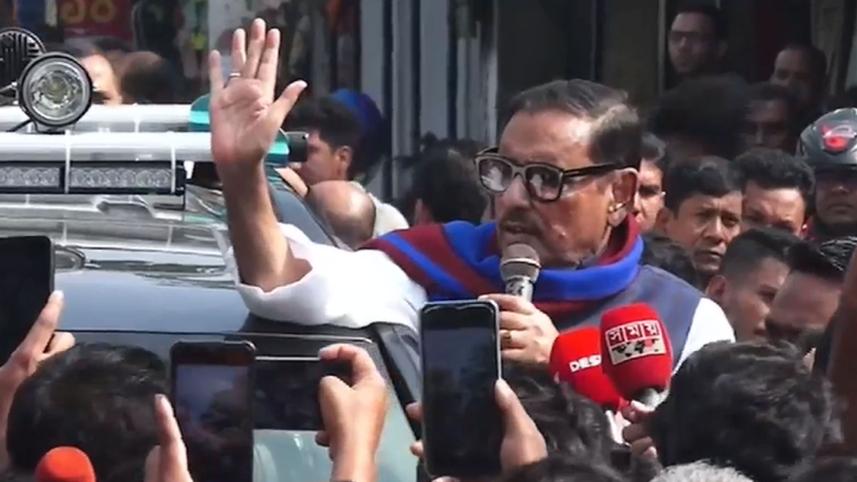 বিএনপি ফাউল করে লাল কার্ড খেয়েছে, অন্য প্রার্থীদের সঙ্গে খেলা হবে: কাদের