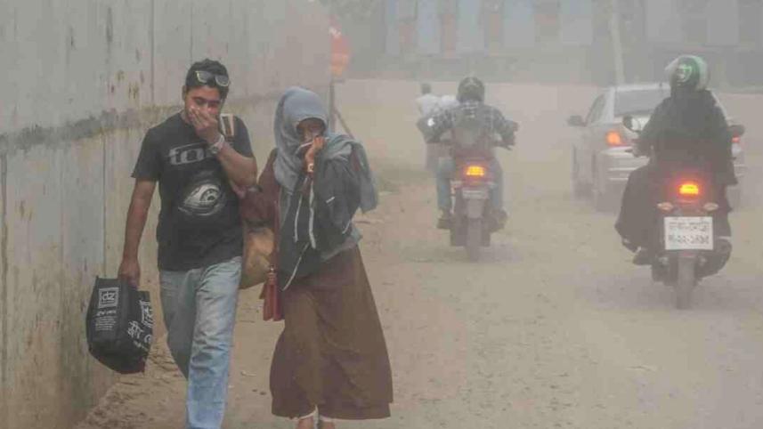 ঢাকার বাতাস আজও অস্বাস্থ্যকর
