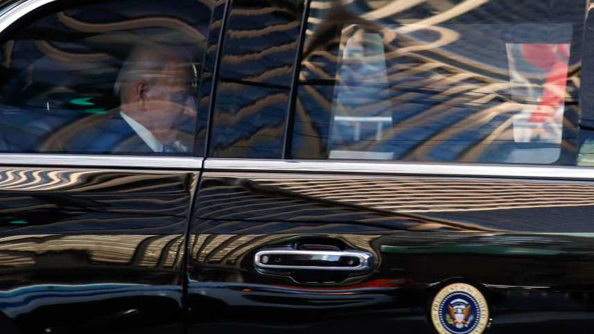 নিউইয়র্কে জো বাইডেন। ফাইল ছবি: রয়টার্স