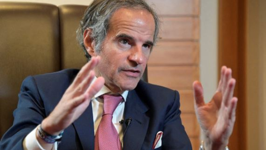 জাতিসংঘের আন্তর্জাতিক পরমাণু শক্তি সংস্থার (আইএইএ) মহাপরিচালক রাফায়েল গ্রোসি। ফাইল ছবি: রয়টার্স