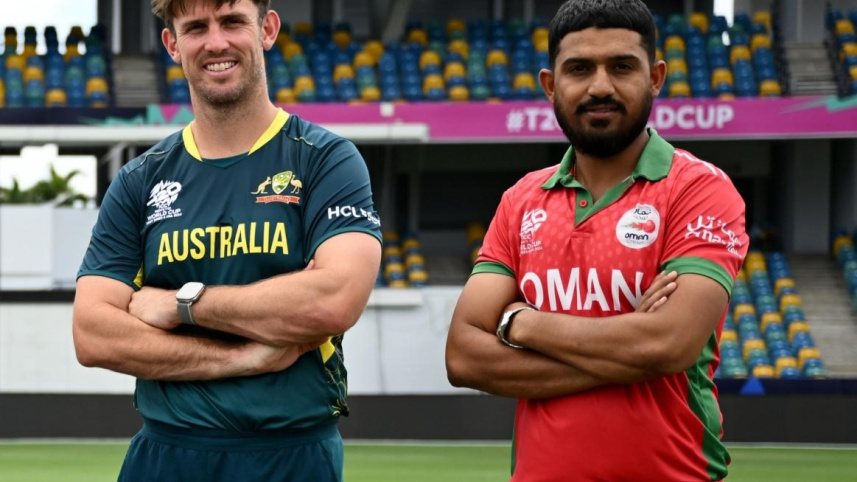Mitchell Marsh & aqib ilyas