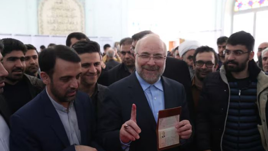 পার্লামেন্টের স্পিকার মোহাম্মদ বাগের কালিবাফ। ছবি: রয়টার্স