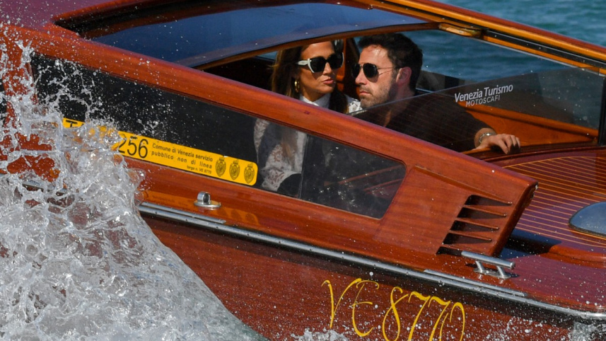 ২০২১ সালে ভেনিসে বেনিফার দম্পতি। ফাইল ছবি: এএফপি