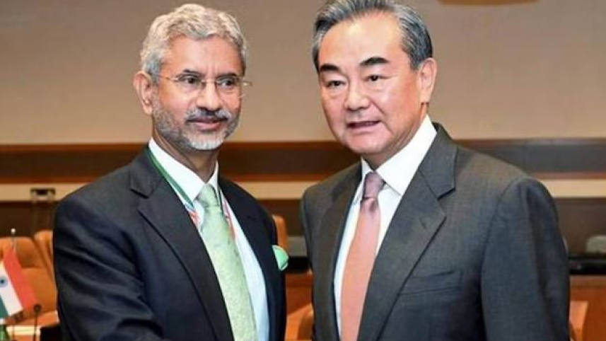 জয়শংকর ও ওয়াং ই। ফাইল ছবি: সংগৃহীত