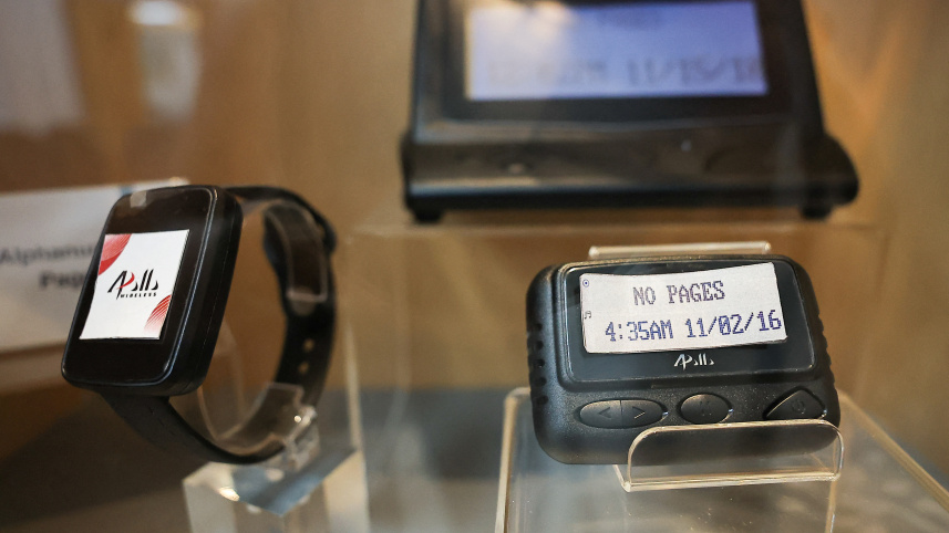 গোল্ড অ্যাপোলো নির্মিত পেজার। ফাইল ছবি: রয়টার্স