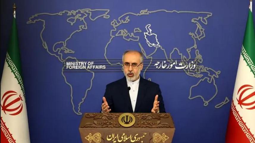 ইরানের পররাষ্ট্র মন্ত্রণালয়ের মুখপাত্র নাসের কানানি। ছবি: এএফপি