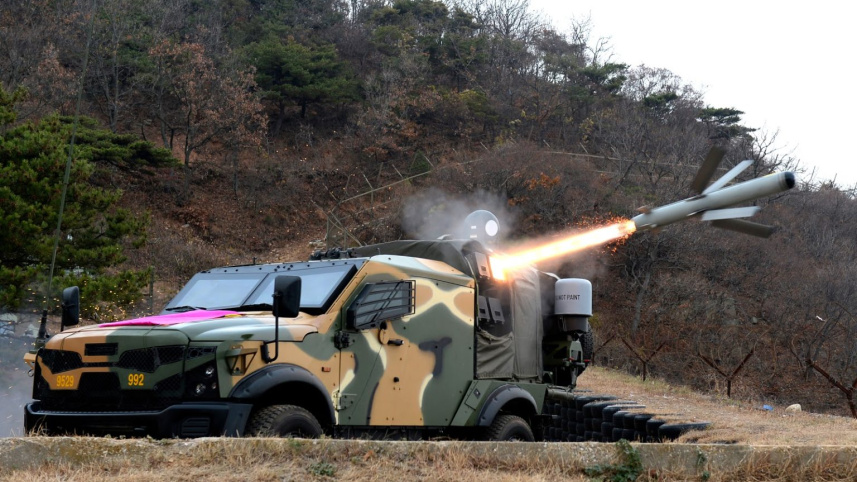 রাফায়েল কোম্পানির ক্ষেপণাস্ত্র। ছবি: রাফায়েলের ওয়েবসাইট থেকে নেওয়া