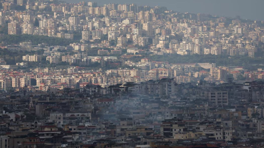 বৈরুতে ইসরায়েলি হামলা। ছবি: রয়টার্স