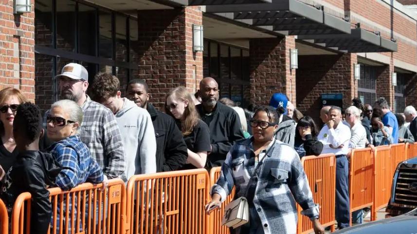 জর্জিয়ায় আগাম ভোটে নতুন রেকর্ড সৃষ্টি হয়েছে। ছবি: ডয়চে ভেলে