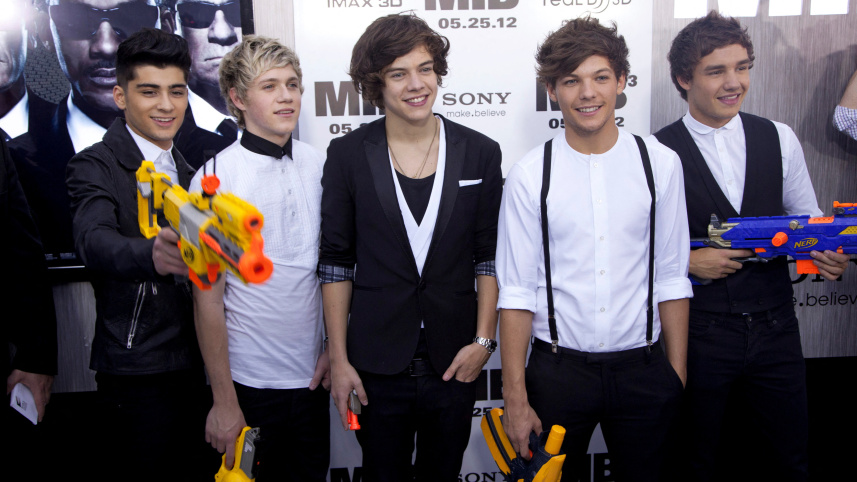 এক অনুষ্ঠানে ওয়ান ডিরেকশন ব্যান্ডের সদস্যরা। ফাইল ছবি: রয়টার্স