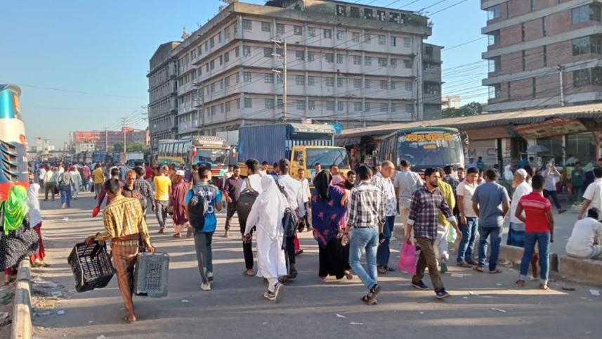শ্রমিক বিক্ষোভ, গাজীপুর, পোশাক শ্রমিক, যানজট,