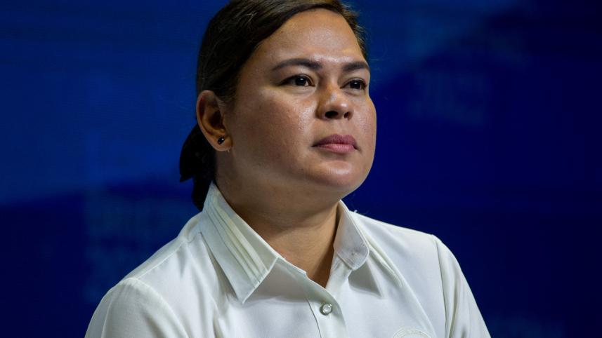 ফিলিপাইনের ভাইস প্রেসিডেন্ট সারা দুতার্তে। ফাইল ছবি: রয়টার্স