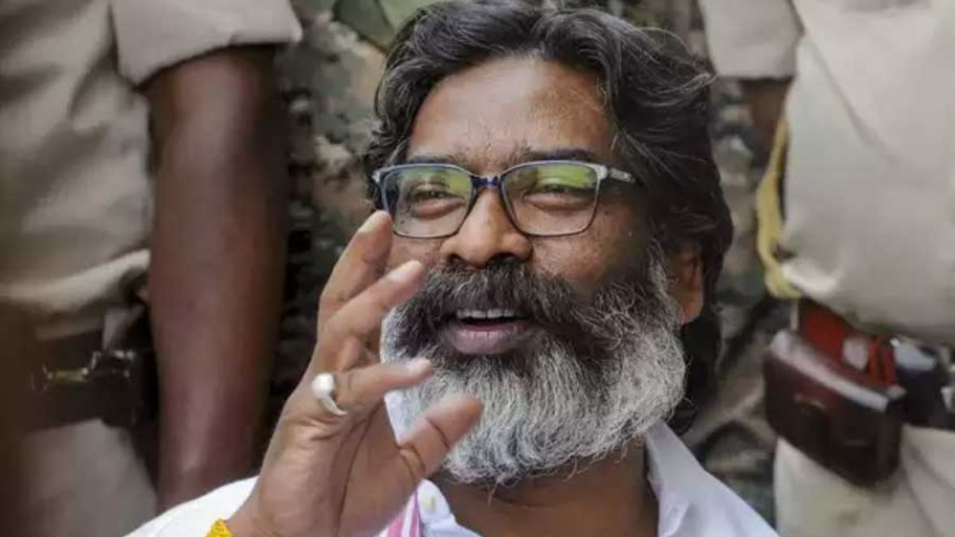 ঝাড়খণ্ড মুক্তি মোর্চার নেতা হেমন্ত সোরেন। ফাইল ছবি: সংগৃহীত