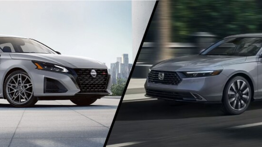 হোন্ডা অ্যাকর্ড ও নিশান অল্টিমা গাড়ি। কোলাজ ছবি: সংগৃহীত