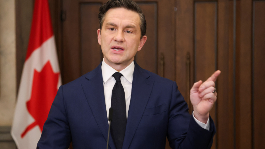 কানাডার কনজারভেটিভ পার্টির নেতা পিয়েরে। ফাইল ছবি: রয়টার্স