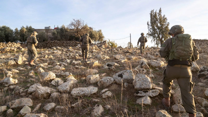গোলান মালভূমিতে আইডিএফের অভিযান। ফাইল ছবি: রয়টার্স