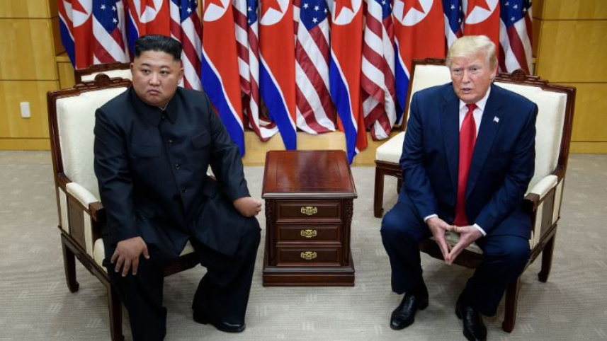কিমকে ভালো বন্ধু বলে পরিচয় দেন ট্রাম্প। ফাইল ছবি: রয়টার্স
