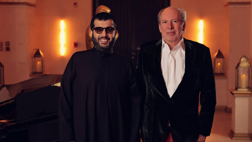 হ্যান্স জিমার ও তুর্কি আলালশিখ। ছবি: এক্স