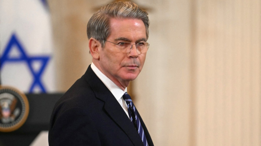 মার্কিন অর্থমন্ত্রী স্কট বেসেন্ট। ফাইল ছবি: এএফপি