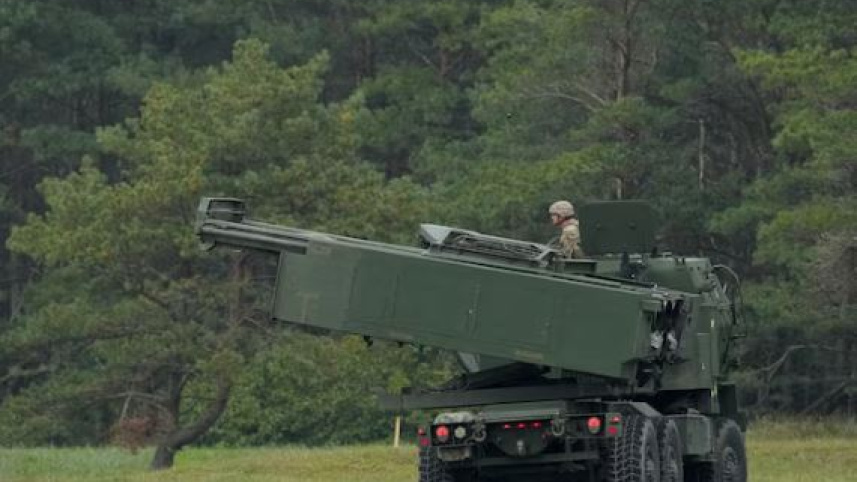 হিমার্স মিসাইল সিস্টেম। ফাইল ছবি: রয়টার্স